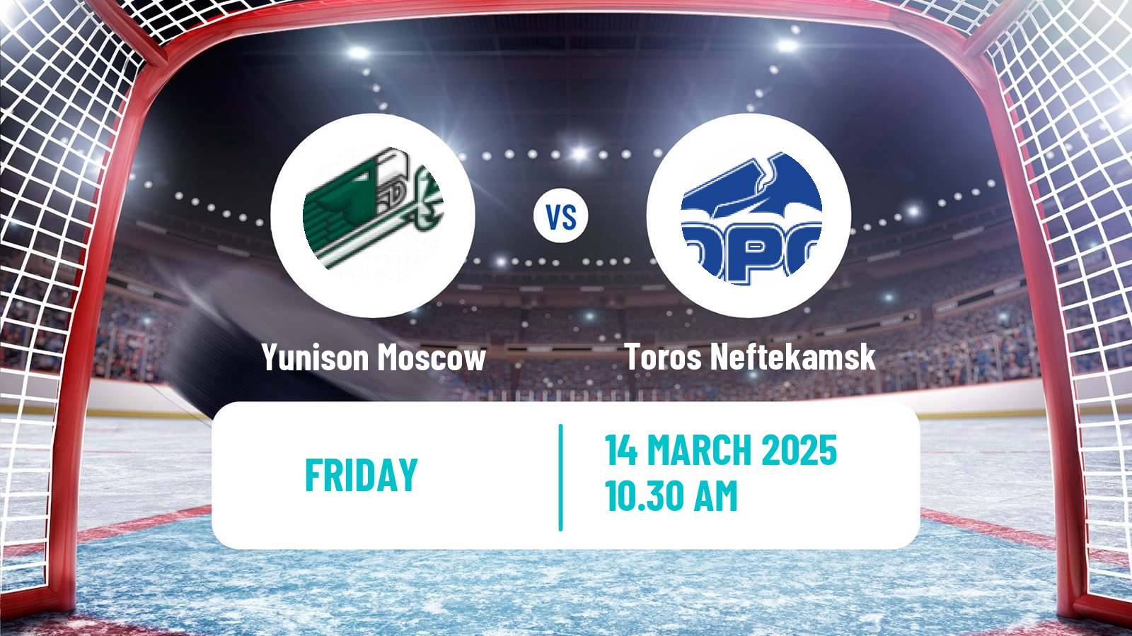 Hockey VHL Yunison Moscow - Toros Neftekamsk
