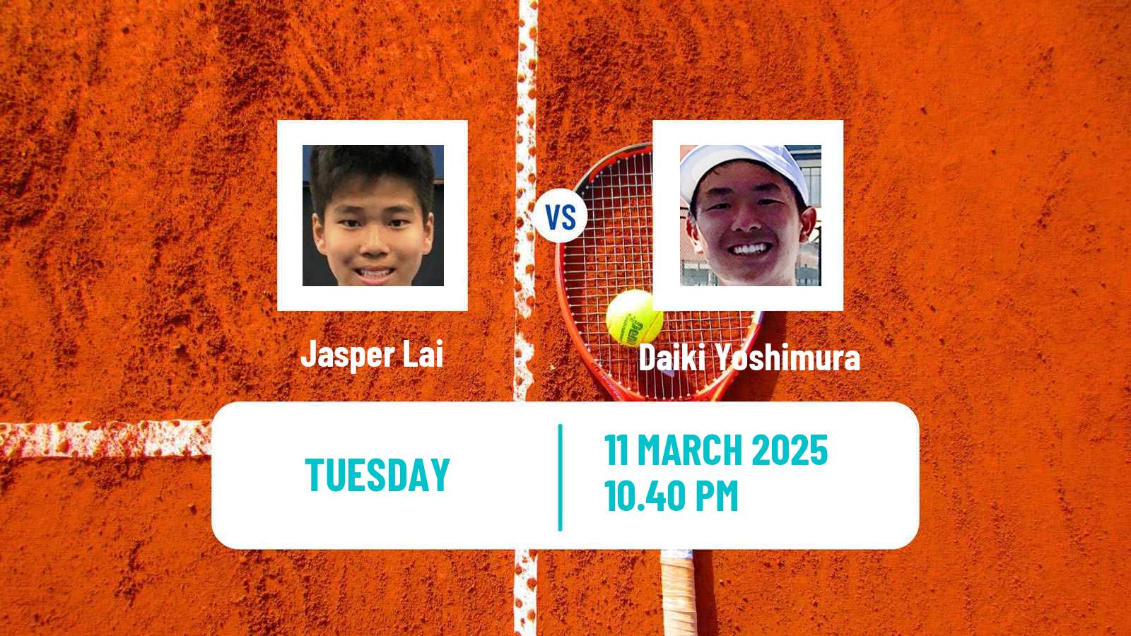 Tennis ITF M15 Hinode Men Jasper Lai - Daiki Yoshimura