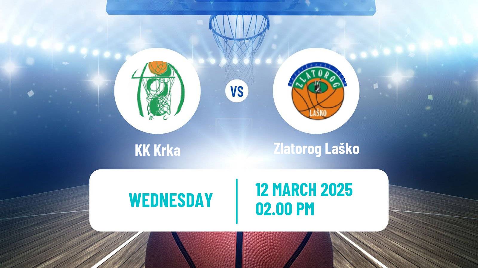 Basketball Slovenian Liga Basketball Krka - Zlatorog Laško