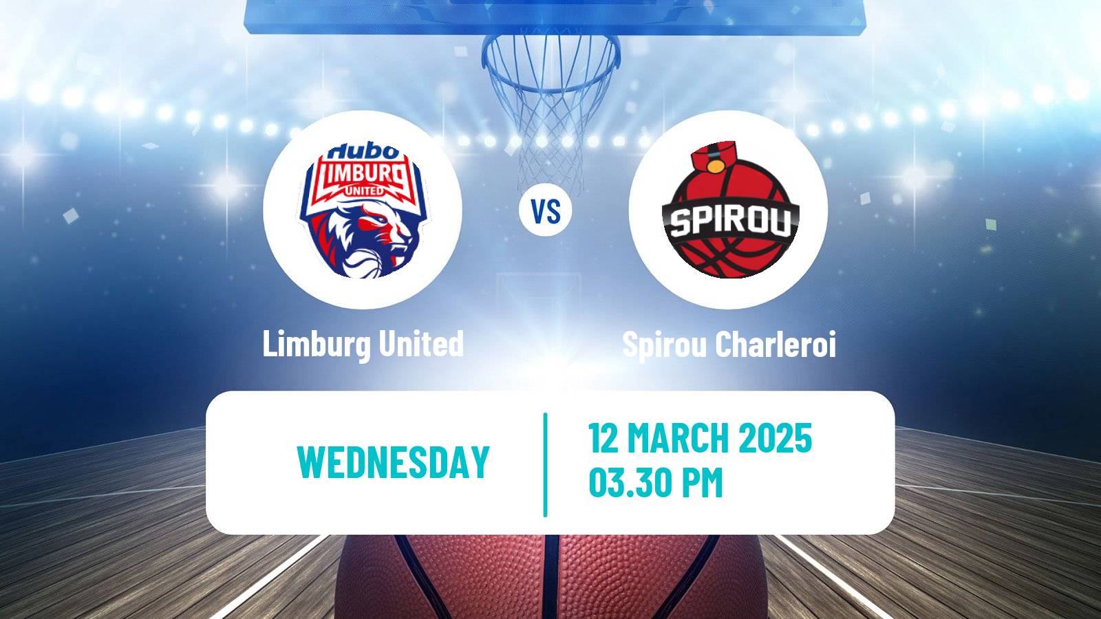 Basketball BNXT League Limburg United - Spirou Charleroi