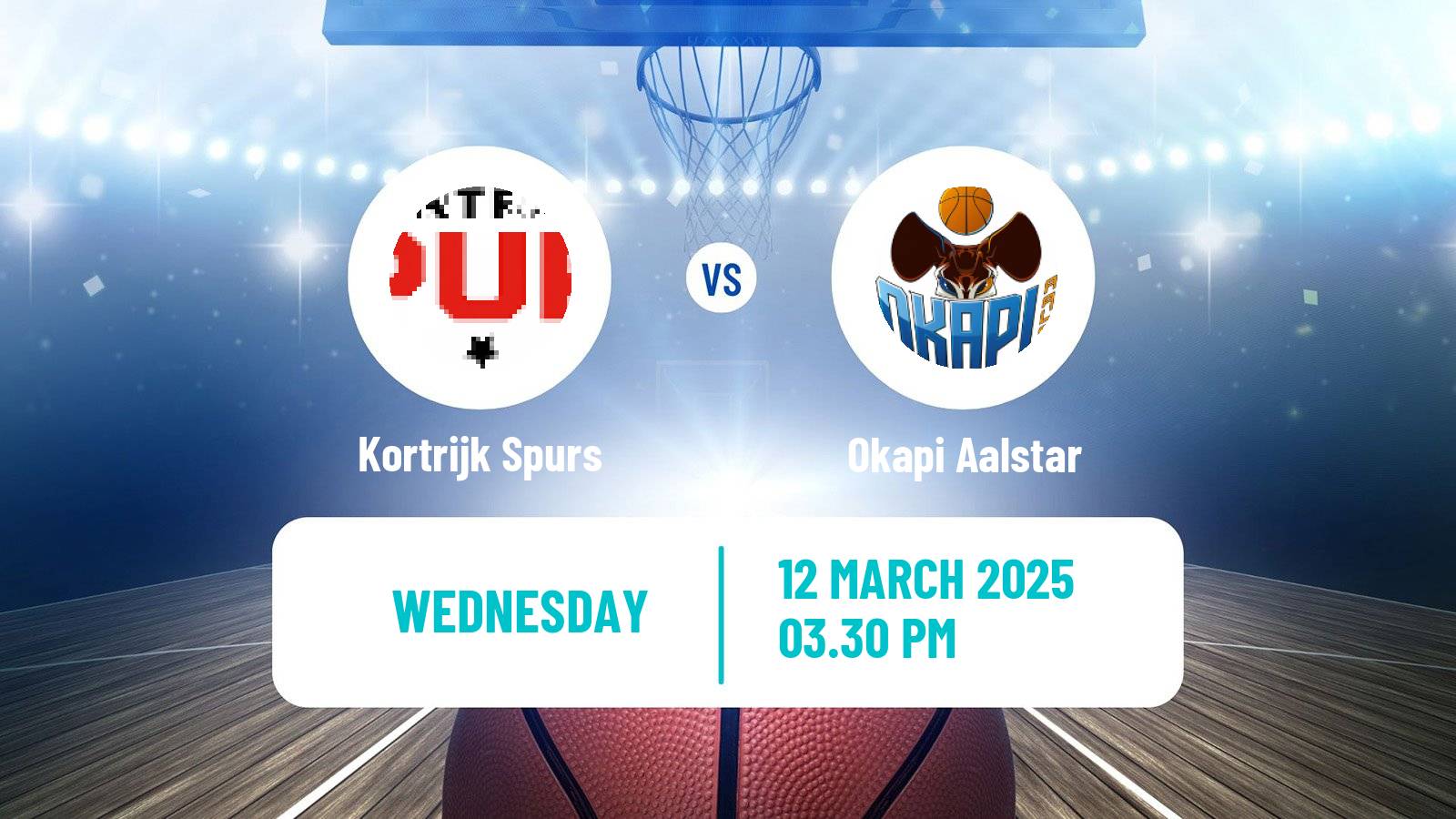 Basketball BNXT League Kortrijk Spurs - Okapi Aalstar