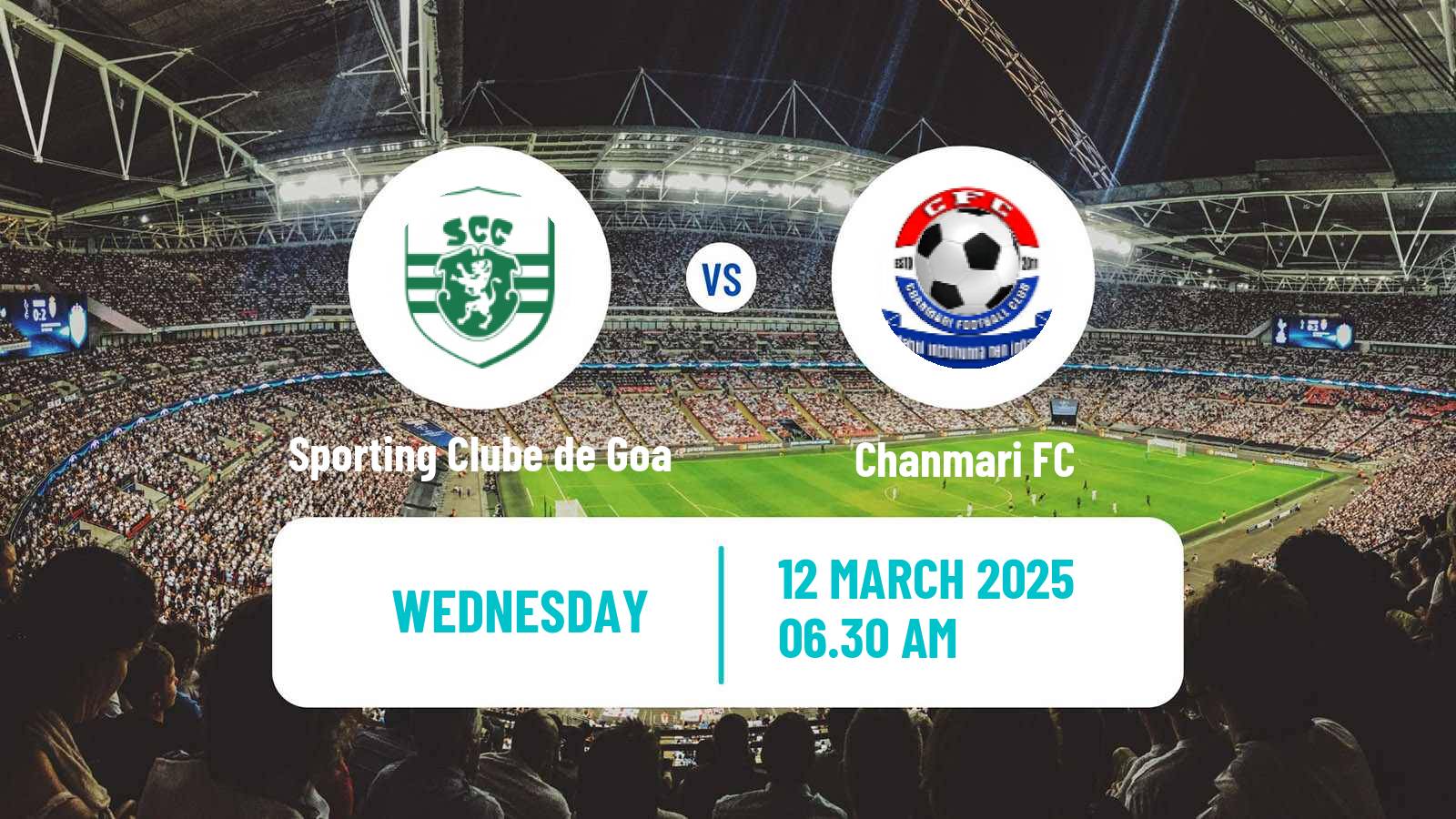 Soccer Indian I-League 2 Sporting Clube de Goa - Chanmari