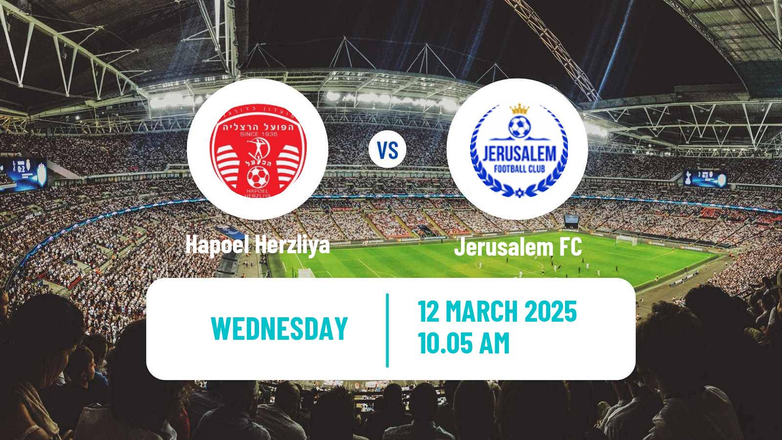 Soccer Israeli Liga Alef South Hapoel Herzliya - Jerusalem FC