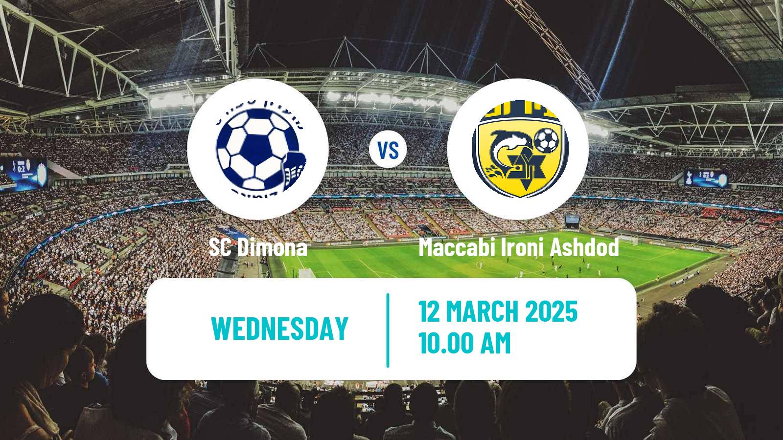 Soccer Israeli Liga Alef South Dimona - Maccabi Ironi Ashdod
