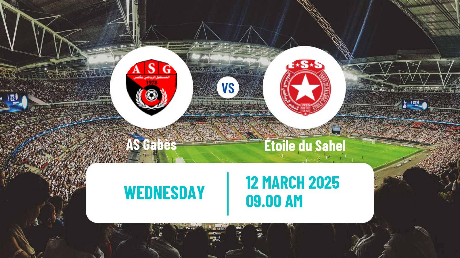 Soccer Tunisian Ligue Professionnelle 1 Gabès - Étoile du Sahel