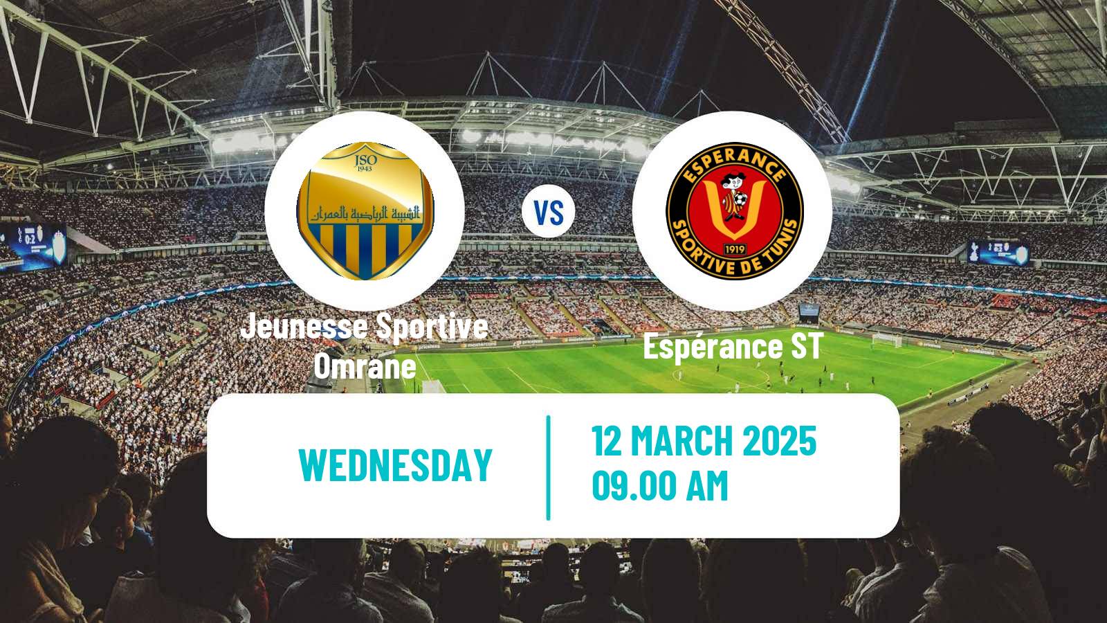 Soccer Tunisian Ligue Professionnelle 1 Jeunesse Sportive Omrane - Espérance ST