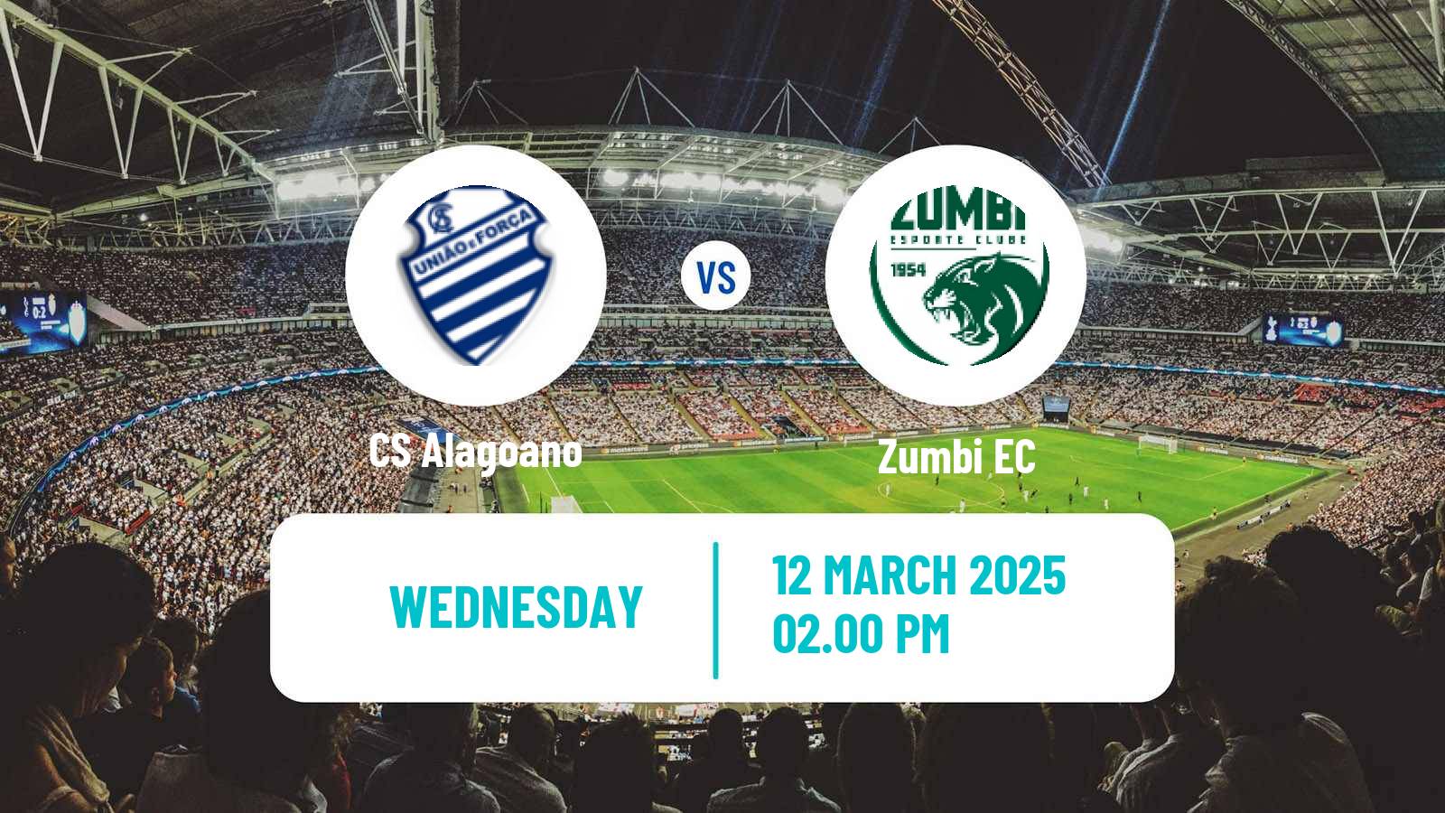 Soccer Brazilian Copa Alagoas CS Alagoano - Zumbi