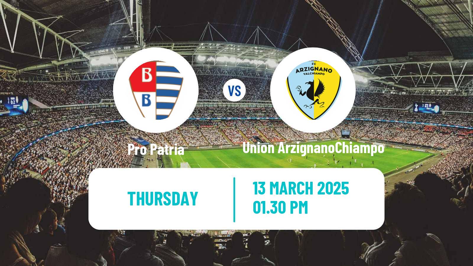 Soccer Italian Serie C Group A Pro Patria - Union ArzignanoChiampo