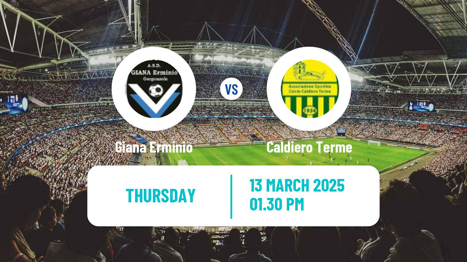 Soccer Italian Serie C Group A Giana Erminio - Caldiero Terme