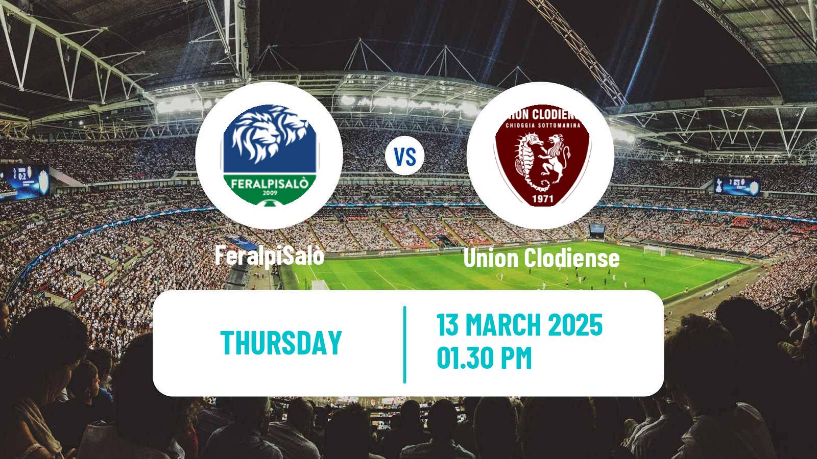 Soccer Italian Serie C Group A FeralpiSalò - Union Clodiense
