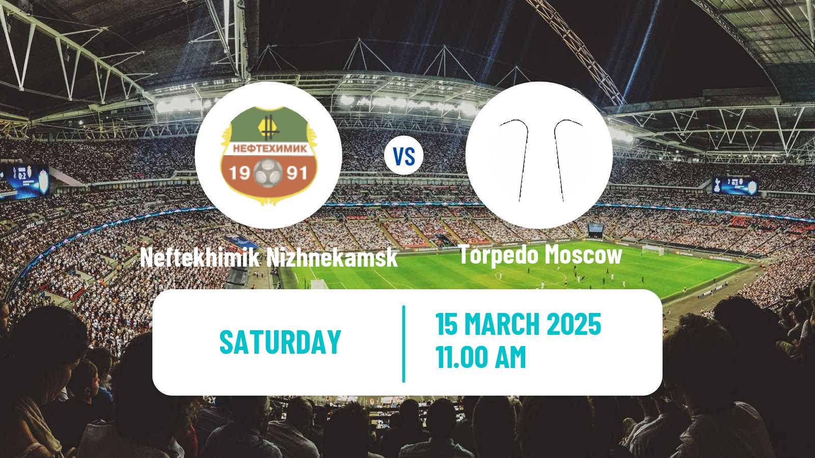 Soccer Russian FNL Neftekhimik Nizhnekamsk - Torpedo Moscow