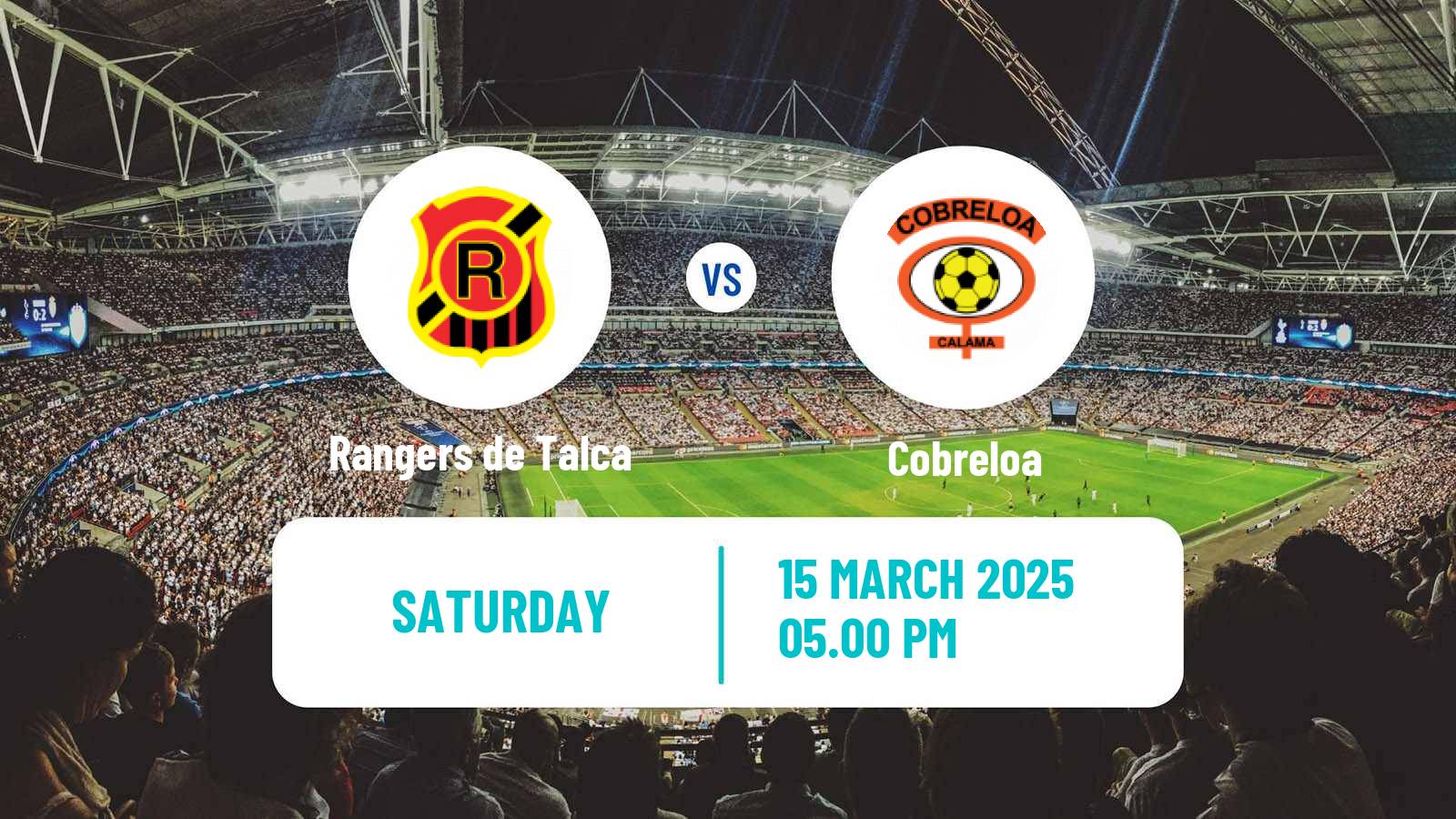 Soccer Chilean Primera B Rangers de Talca - Cobreloa