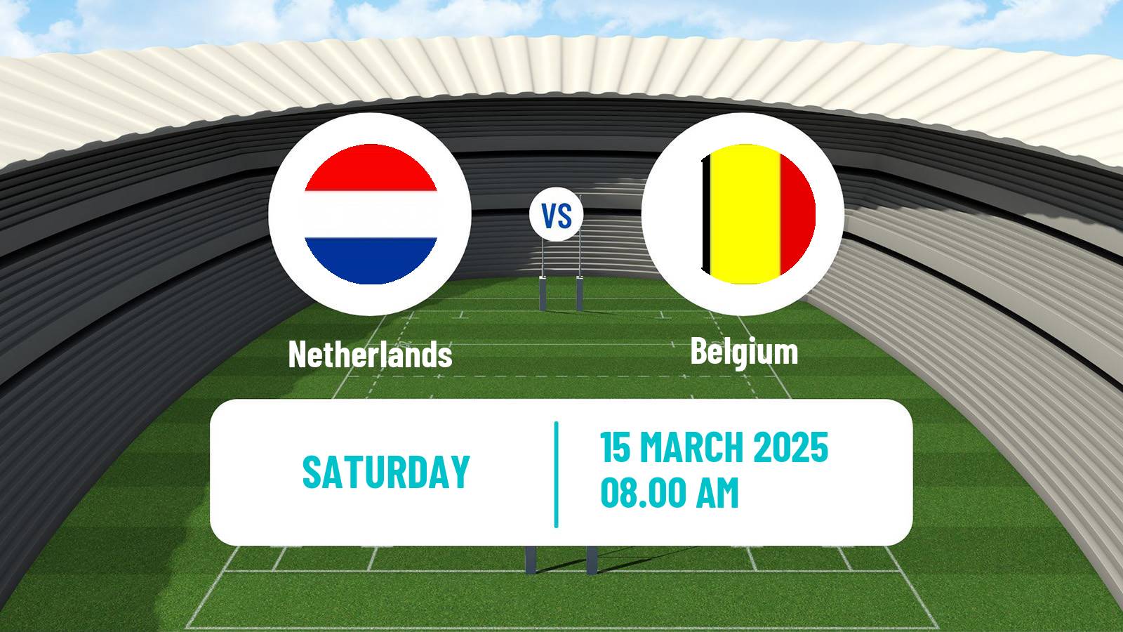 Rugby union Rugby Europe Championship Netherlands - Belgium