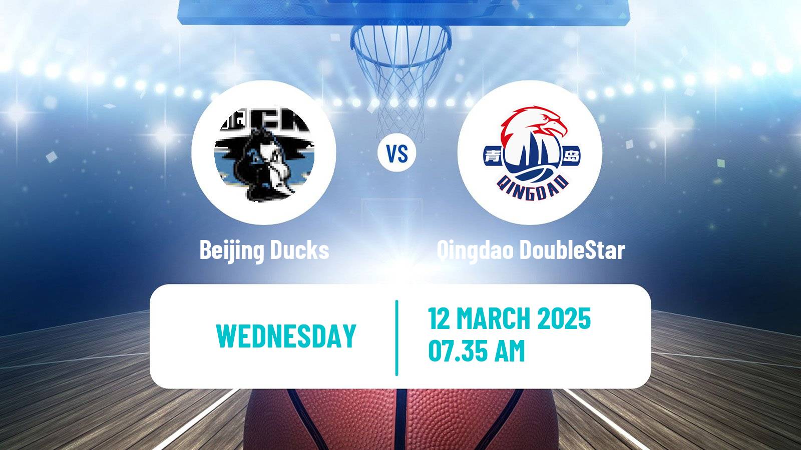 Basketball CBA Beijing Ducks - Qingdao DoubleStar