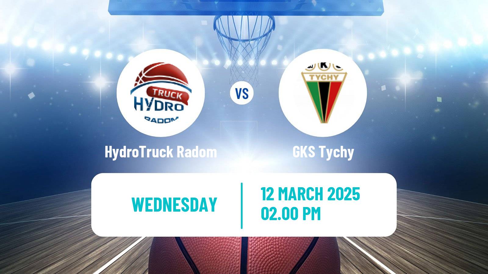 Basketball Polish 1 Liga Basketball HydroTruck Radom - GKS Tychy