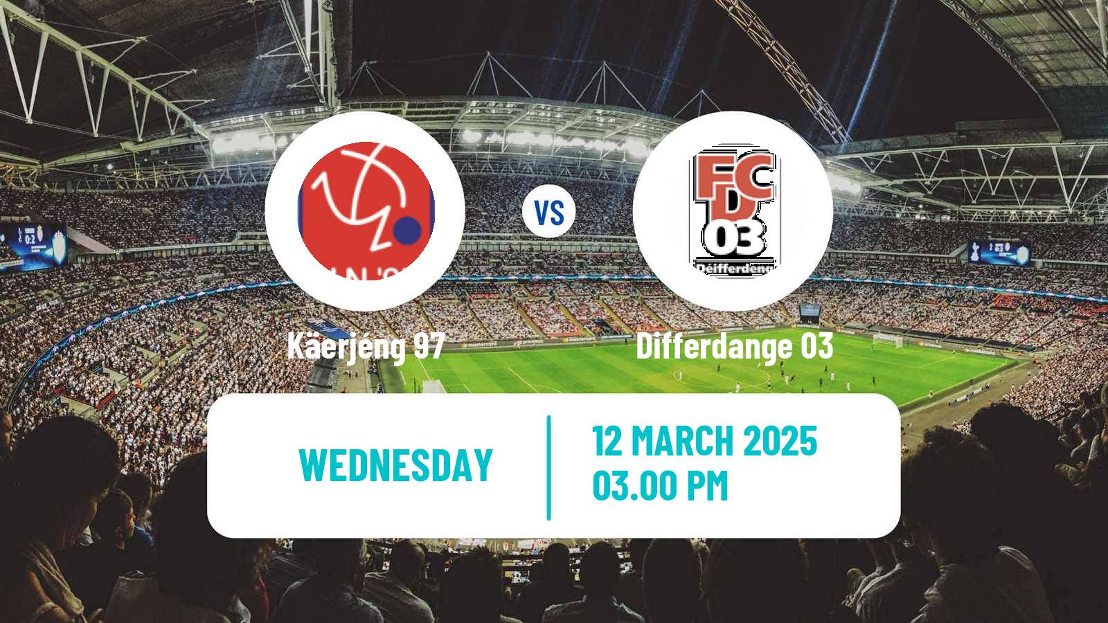 Soccer Luxembourg Cup Käerjéng 97 - Differdange 03
