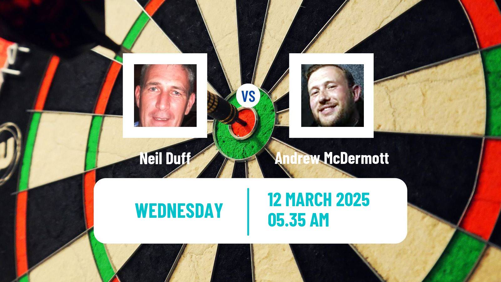 Darts Modus Super Series Neil Duff - Andrew McDermott