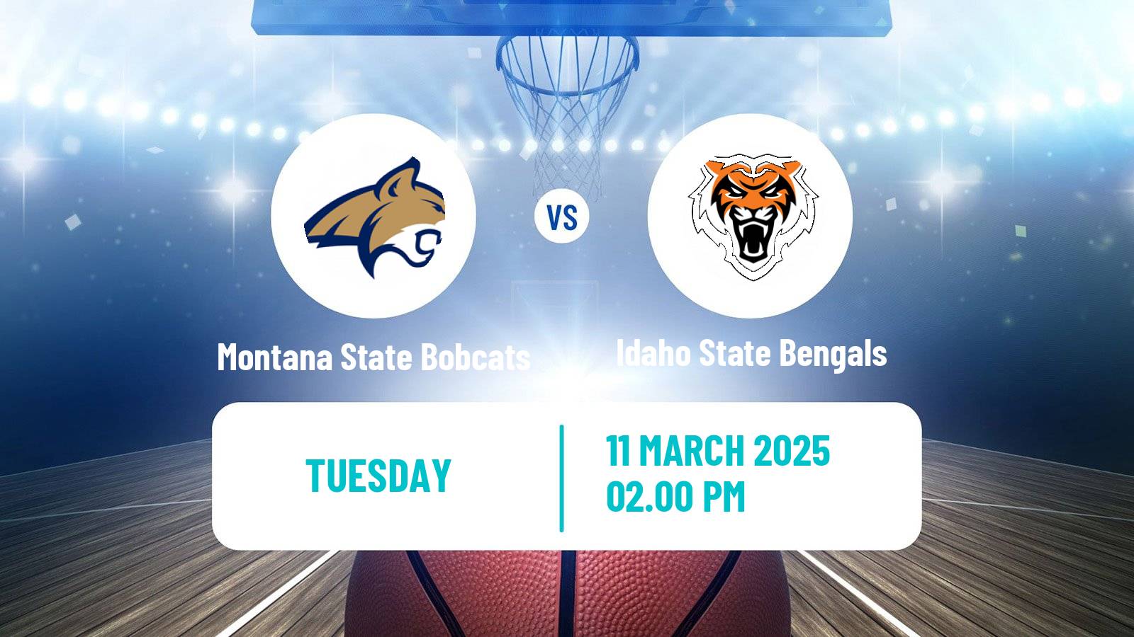 Basketball NCAA College Basketball Women Montana State Bobcats - Idaho State Bengals