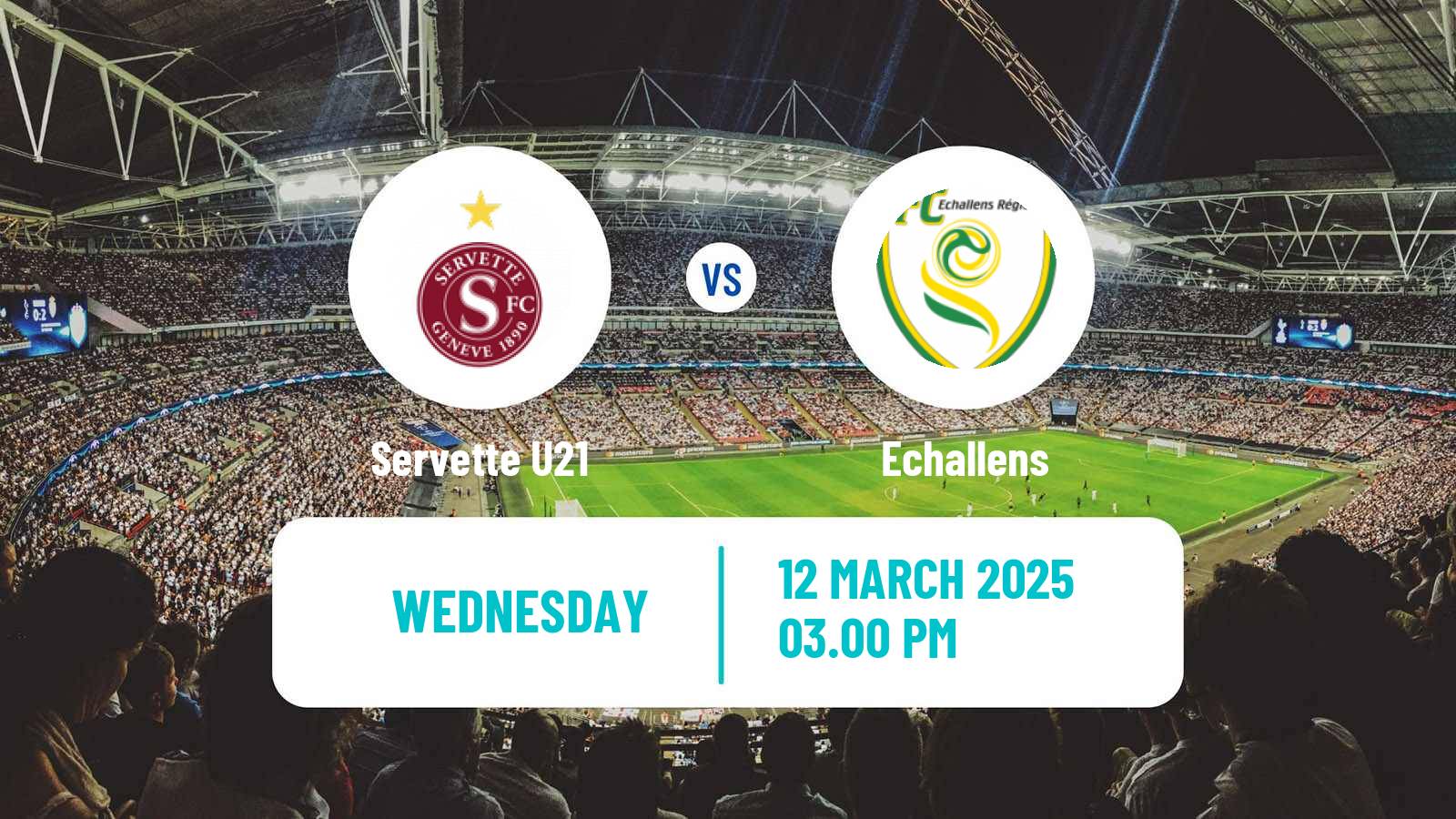 Soccer Swiss 1 Liga Classic Group 1 Servette U21 - Echallens