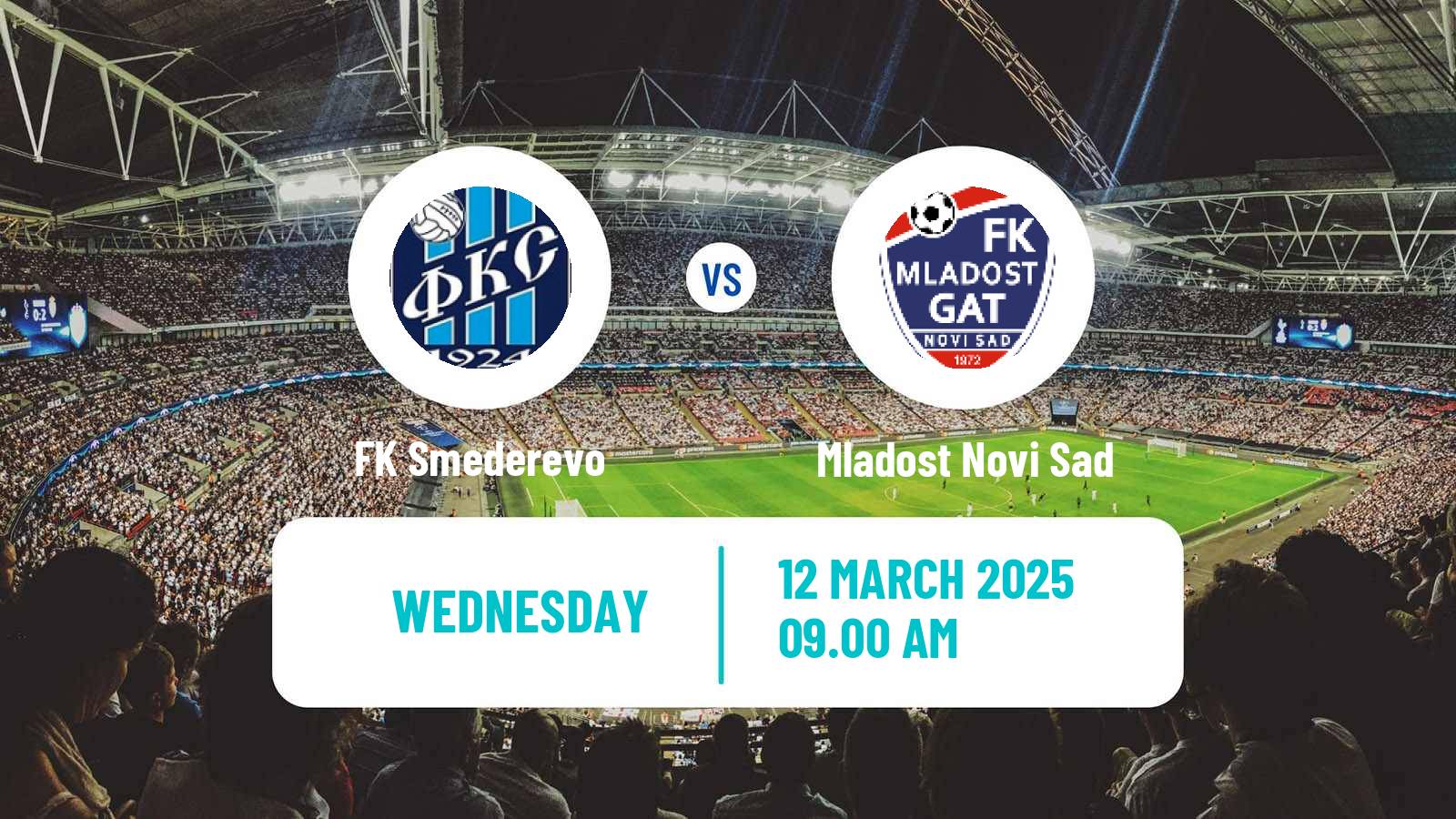 Soccer Serbian Prva Liga Smederevo - Mladost Novi Sad