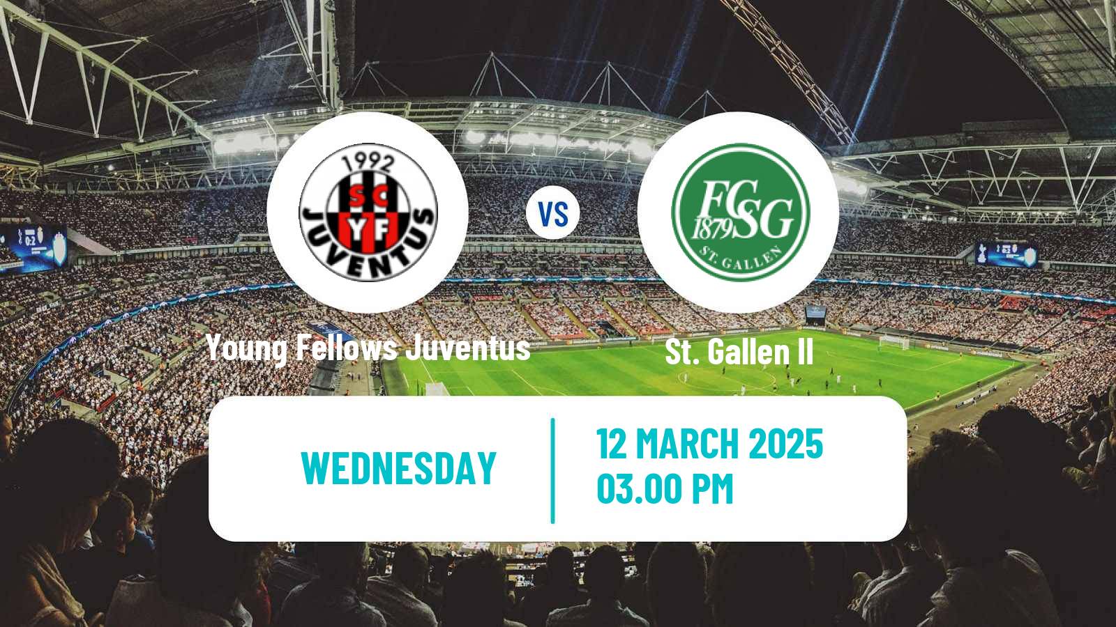 Soccer Swiss 1 Liga Classic Group 3 Young Fellows Juventus - St. Gallen II