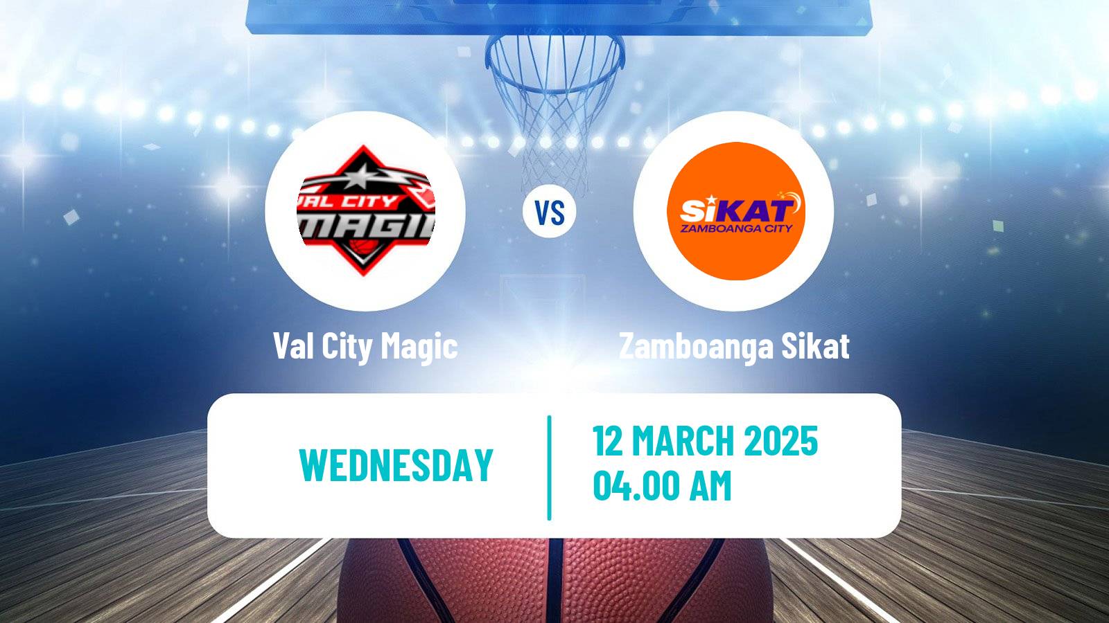 Basketball Philippines MBPL  Val City Magic - Zamboanga Sikat