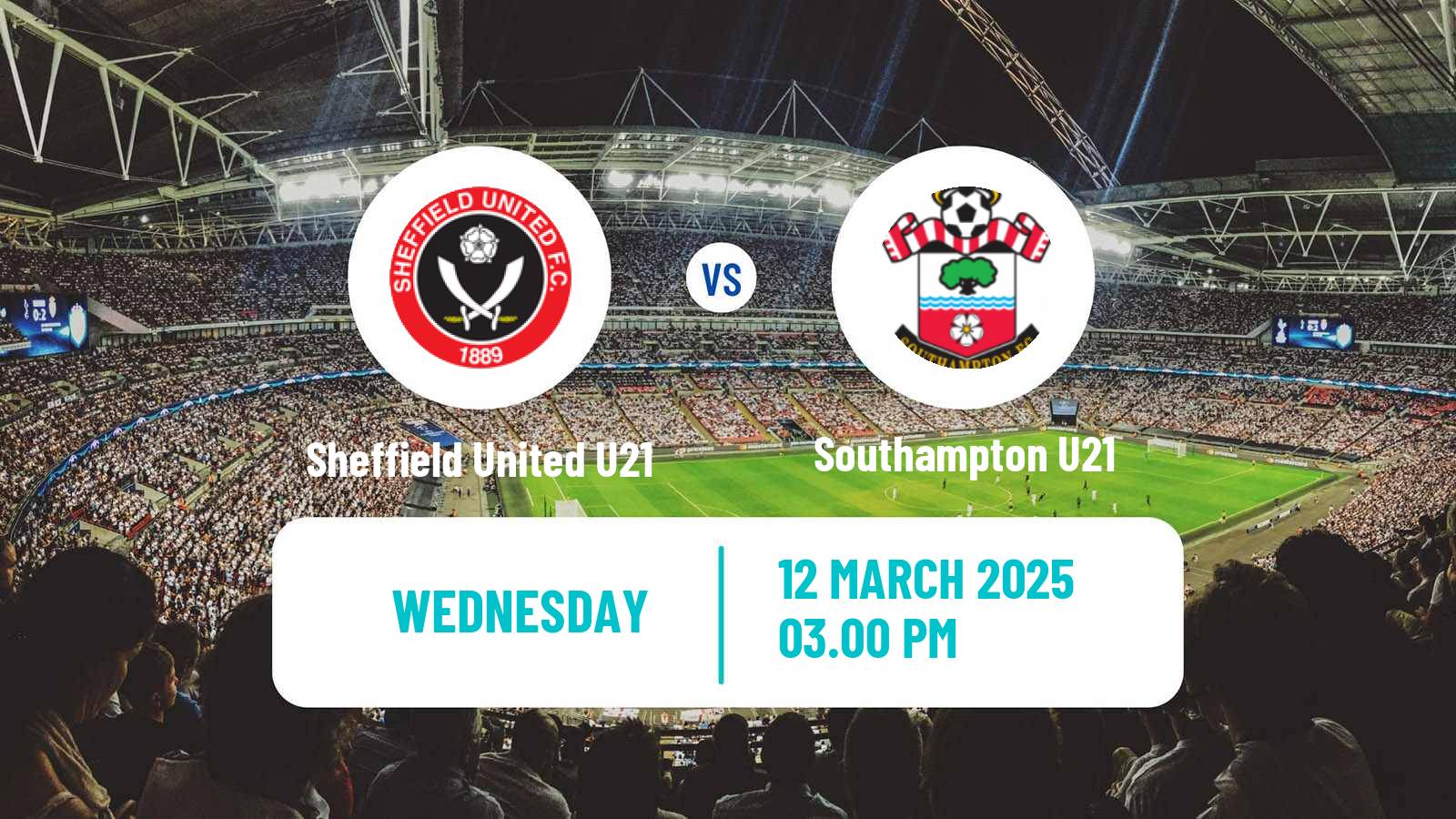 Soccer English Premier League Cup Sheffield United U21 - Southampton U21