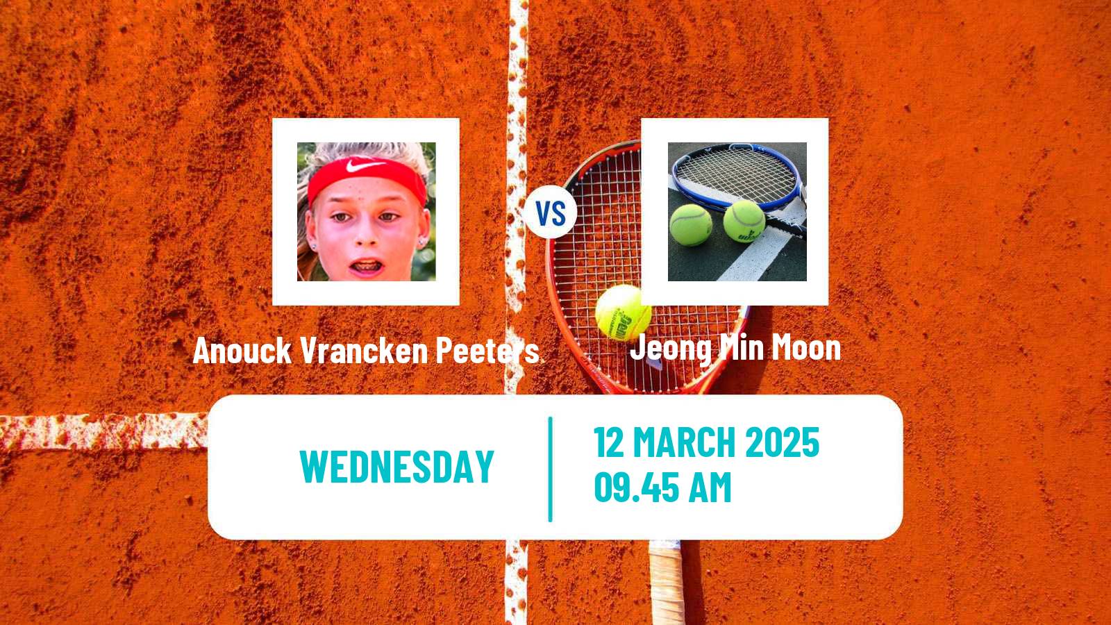 Tennis ITF W15 Sharm Elsheikh 7 Women 2025 Anouck Vrancken Peeters - Jeong Min Moon