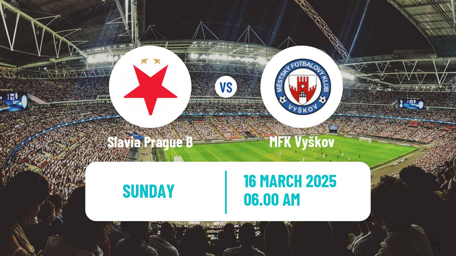 Soccer Czech Division 2 Slavia Prague B - Vyškov