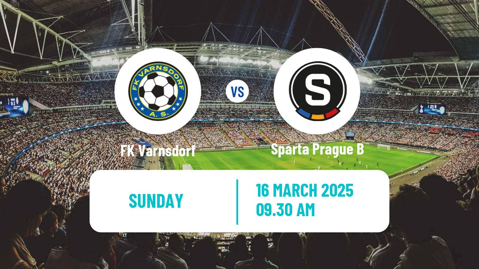 Soccer Czech Division 2 Varnsdorf - Sparta Prague B