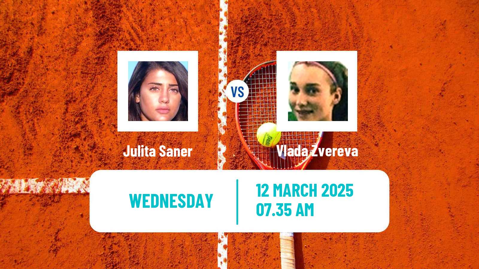 Tennis ITF W15 Sharm Elsheikh 7 Women Julita Saner - Vlada Zvereva