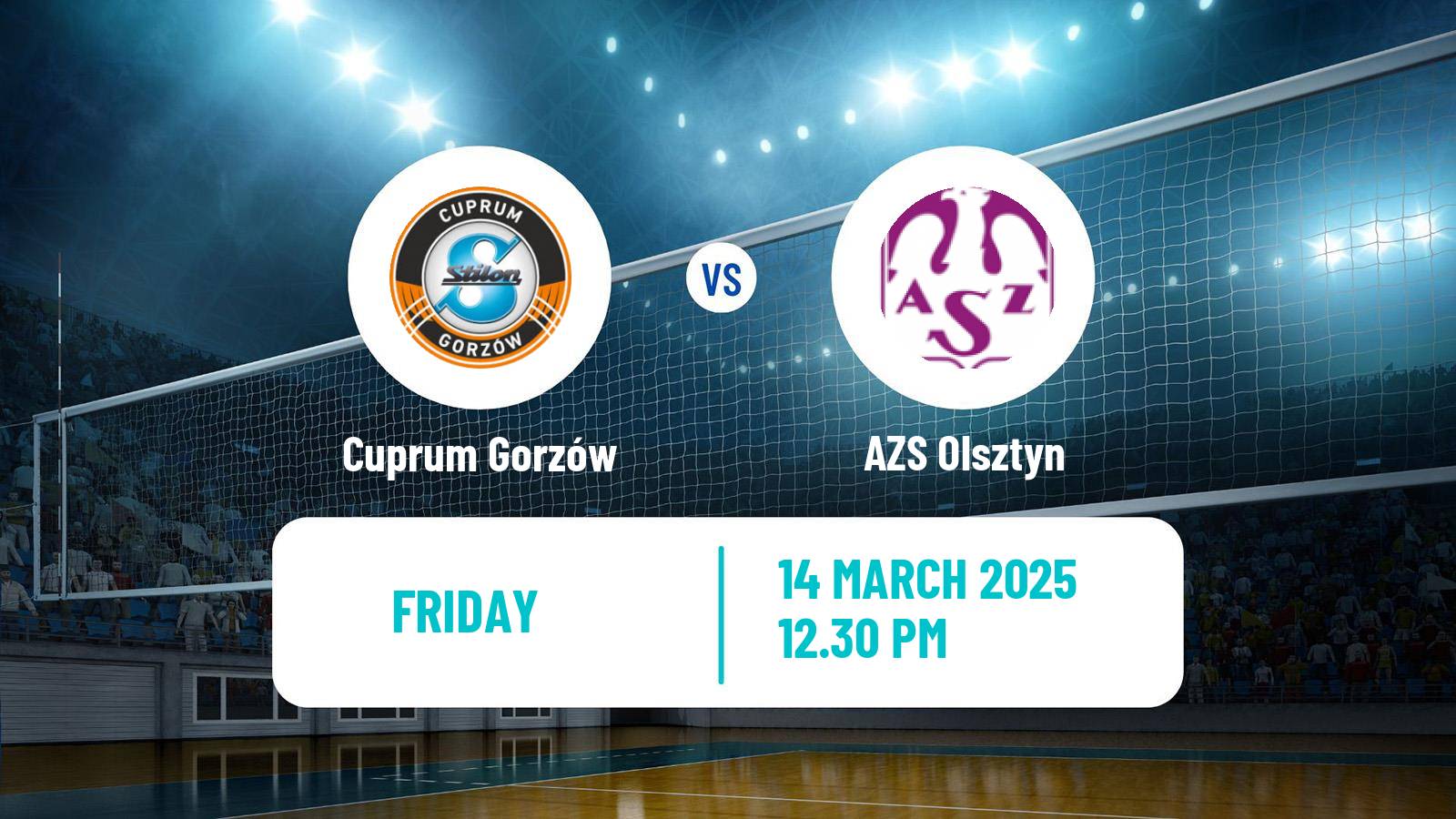 Volleyball Polish PlusLiga Cuprum Gorzów - AZS Olsztyn
