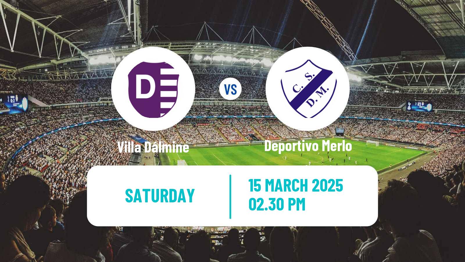 Soccer Argentinian Primera B Villa Dálmine - Deportivo Merlo
