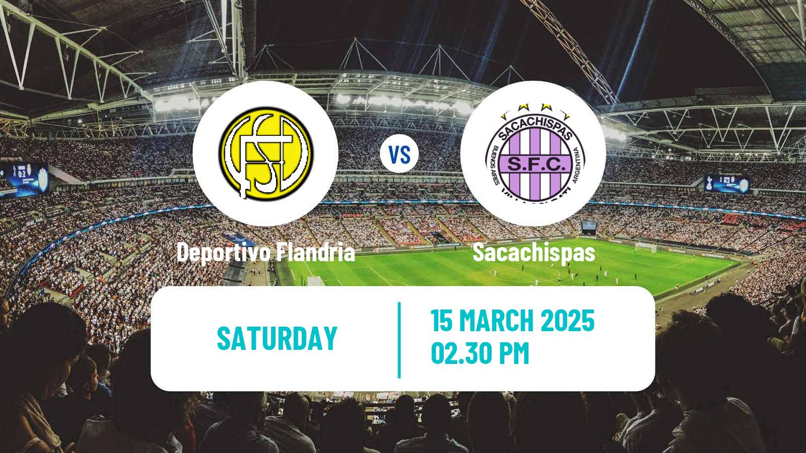 Soccer Argentinian Primera B Deportivo Flandria - Sacachispas