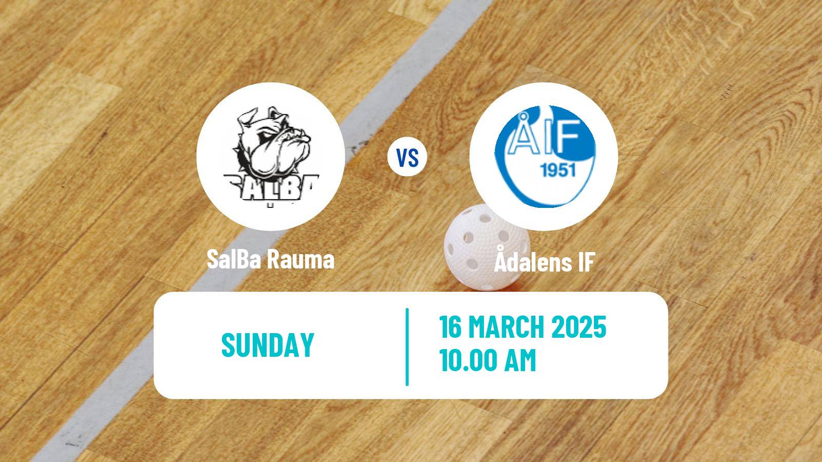 Floorball Finnish Divari SalBa Rauma - Ådalens IF