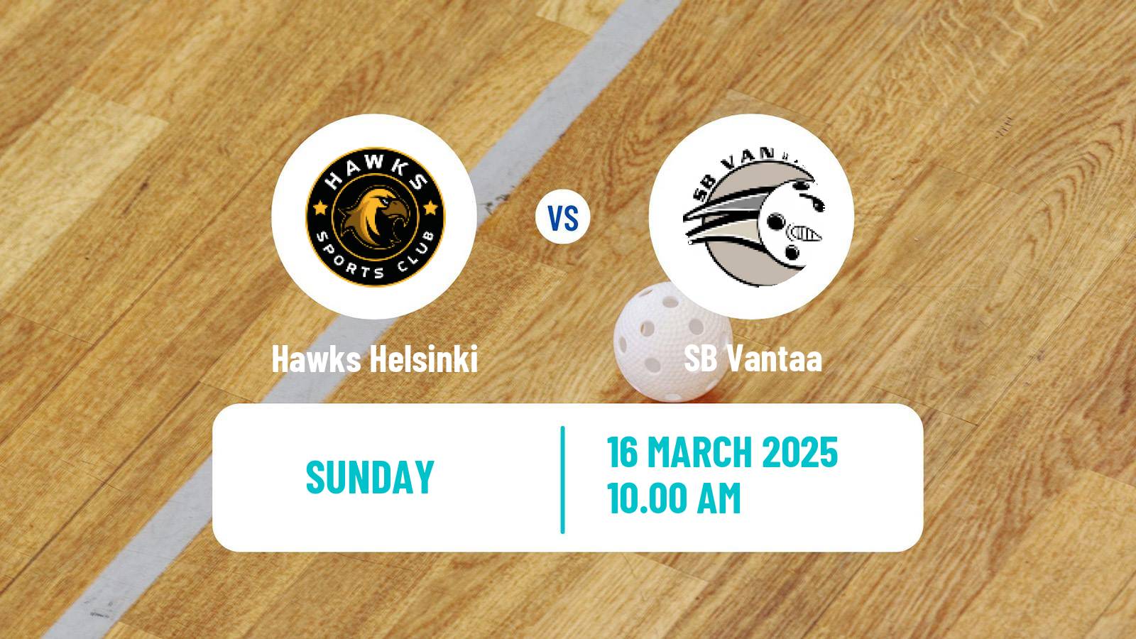 Floorball Finnish Divari Hawks Helsinki - SB Vantaa
