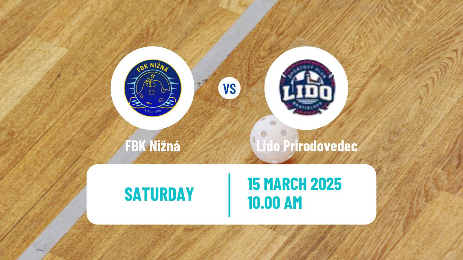 Floorball Slovak Extraliga Floorball Nižná - Lido Prírodovedec