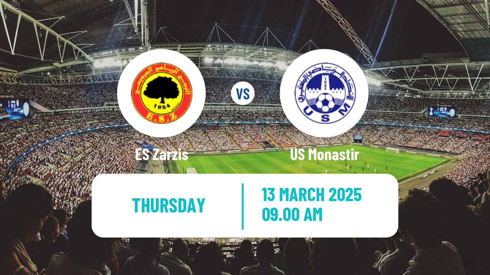 Soccer Tunisian Ligue Professionnelle 1 Zarzis - Monastir