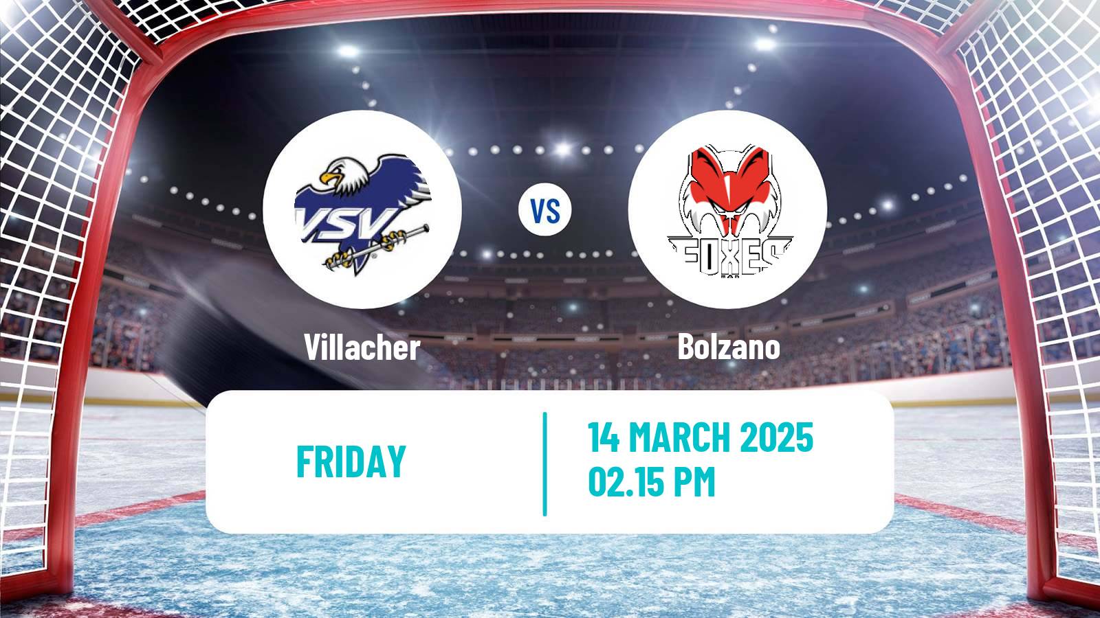 Hockey Austrian Ice Hockey League Villacher - Bolzano