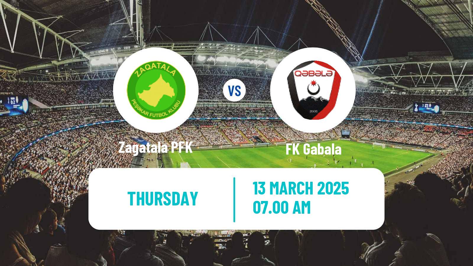 Soccer Azerbaijan First Division Zagatala - Gabala