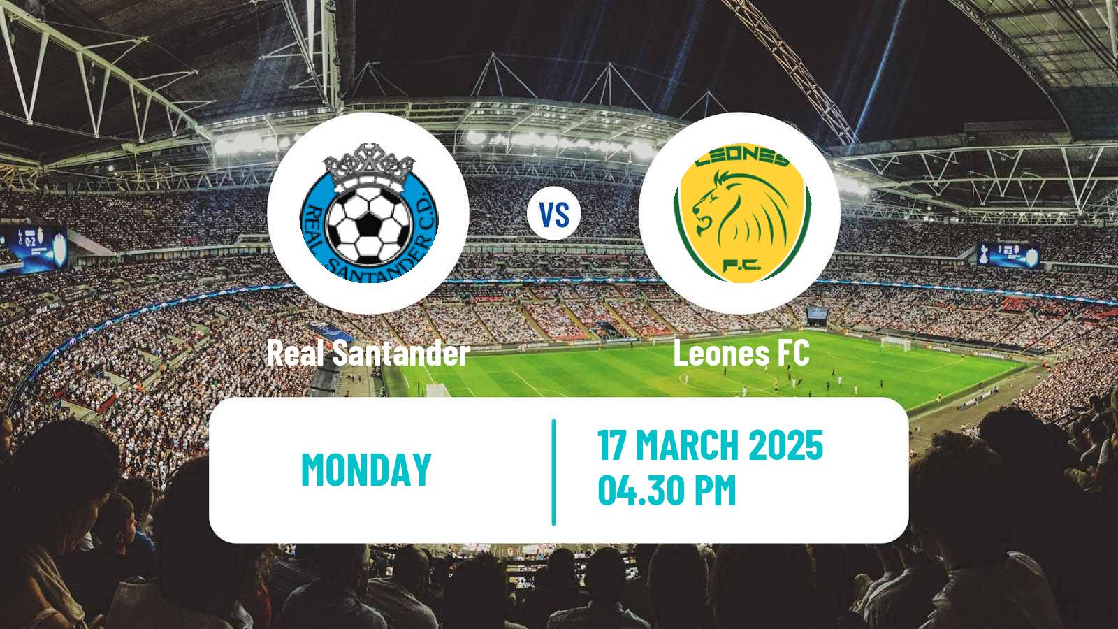 Soccer Colombian Primera B Real Santander - Leones