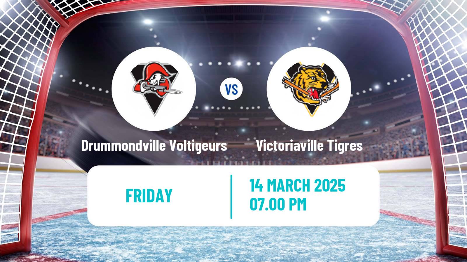 Hockey QMJHL Drummondville Voltigeurs - Victoriaville Tigres