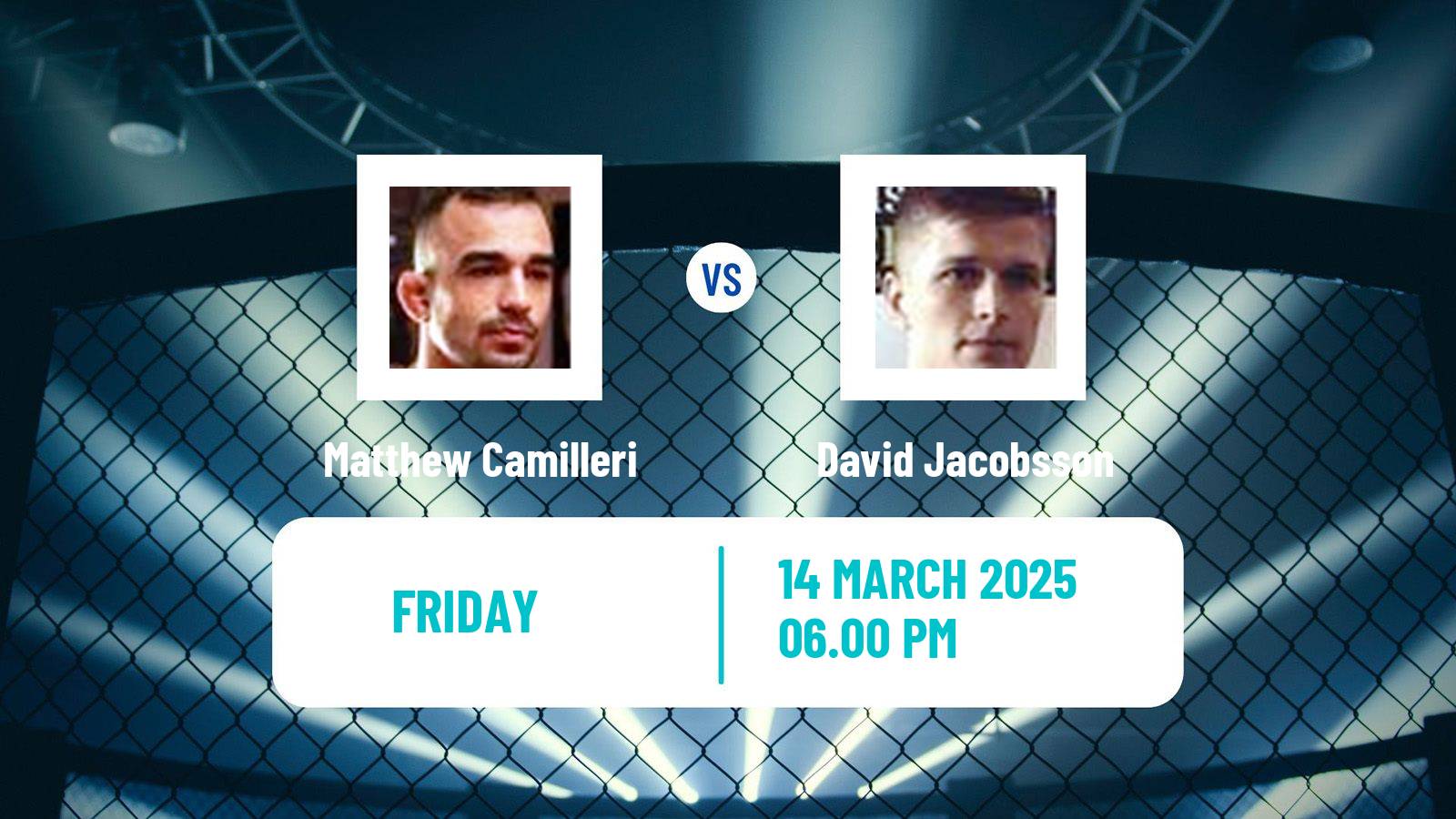 MMA Lightweight Cage Warriors Men Matthew Camilleri - David Jacobsson