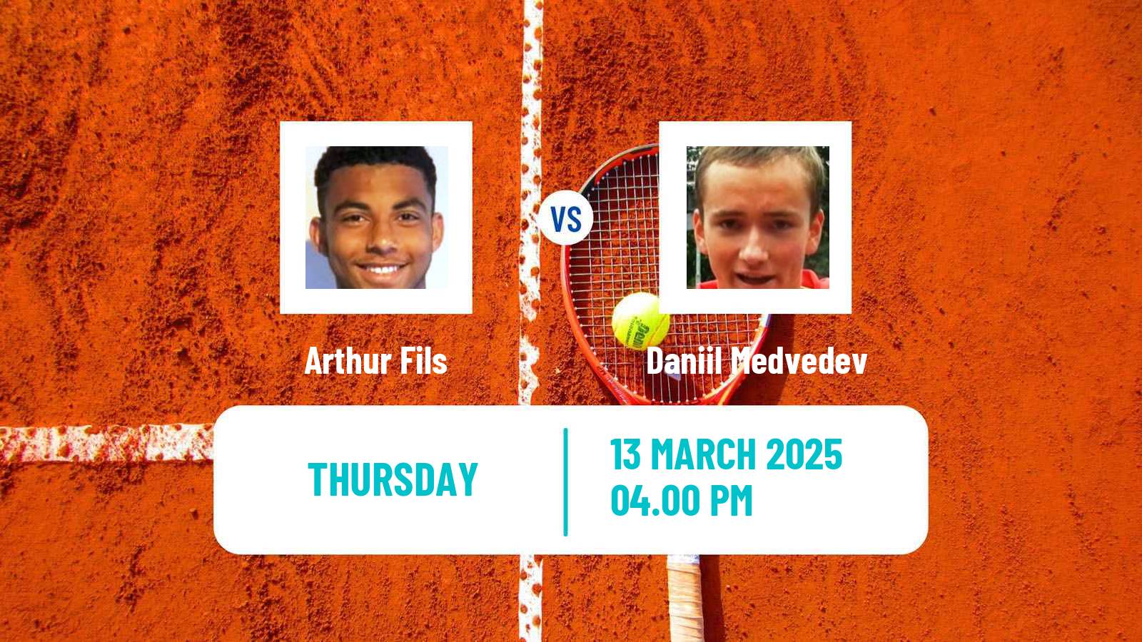 Tennis ATP Indian Wells Arthur Fils - Daniil Medvedev