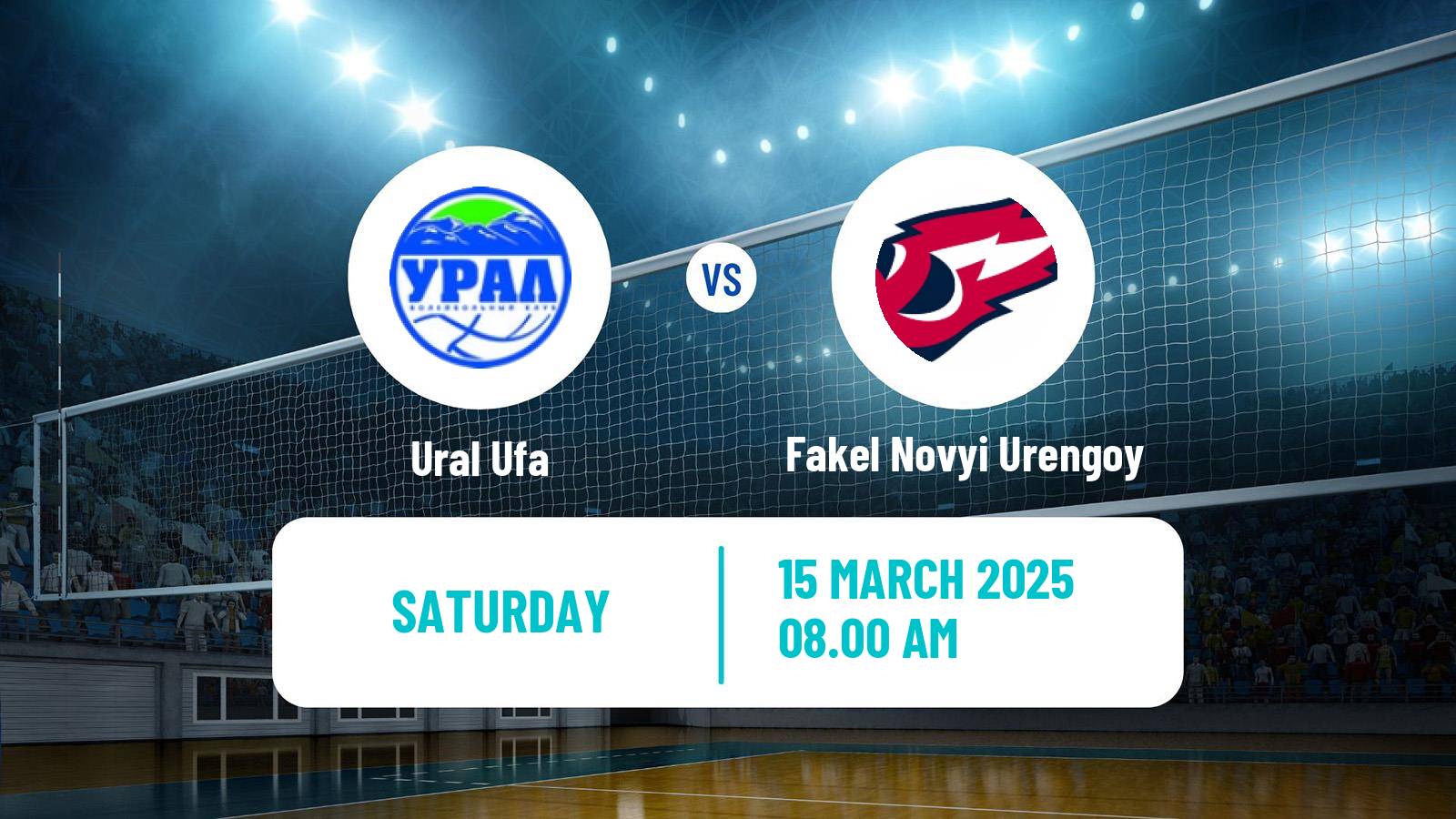 Volleyball Russian Super League Volleyball Ural Ufa - Fakel Novyi Urengoy