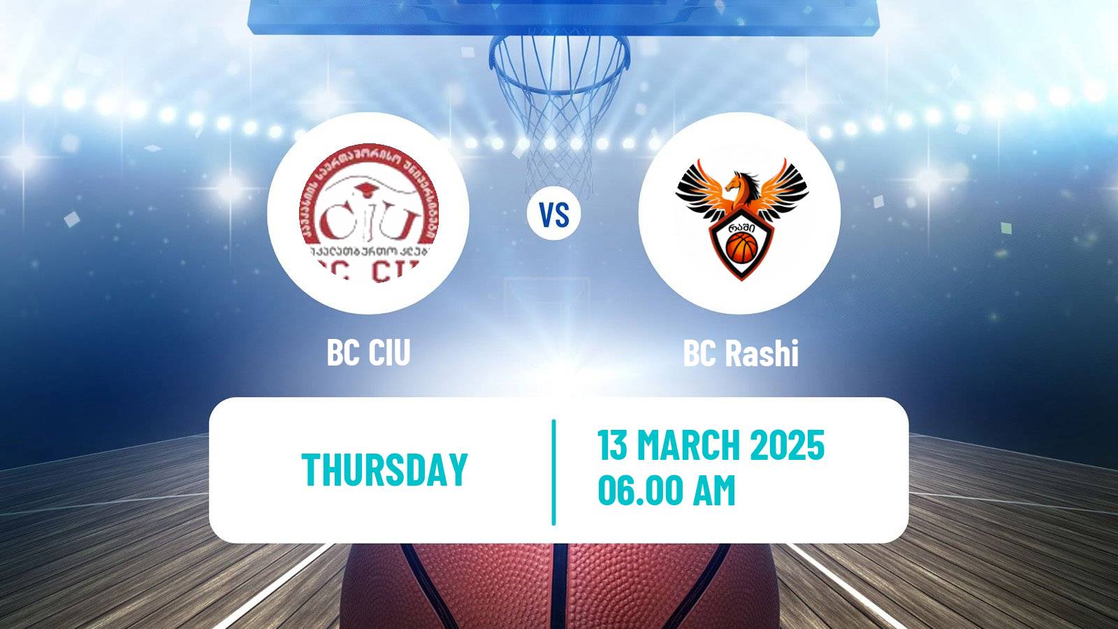 Basketball Georgian Superleague Basketball CIU - Rashi