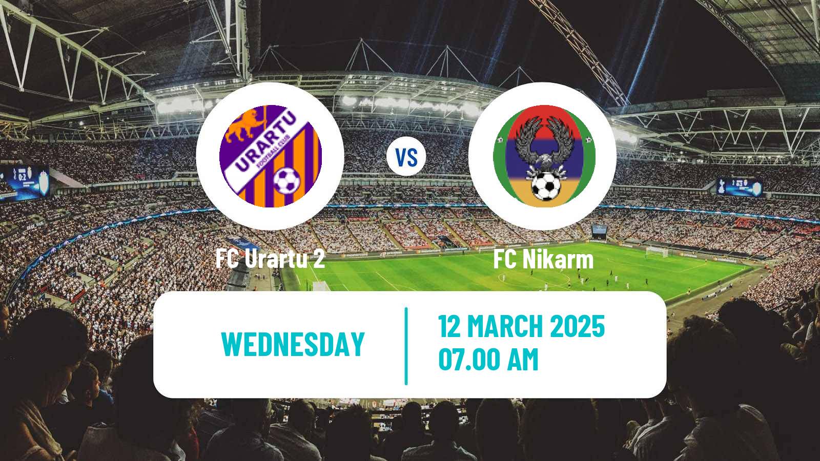 Soccer Armenian First League Urartu 2 - Nikarm