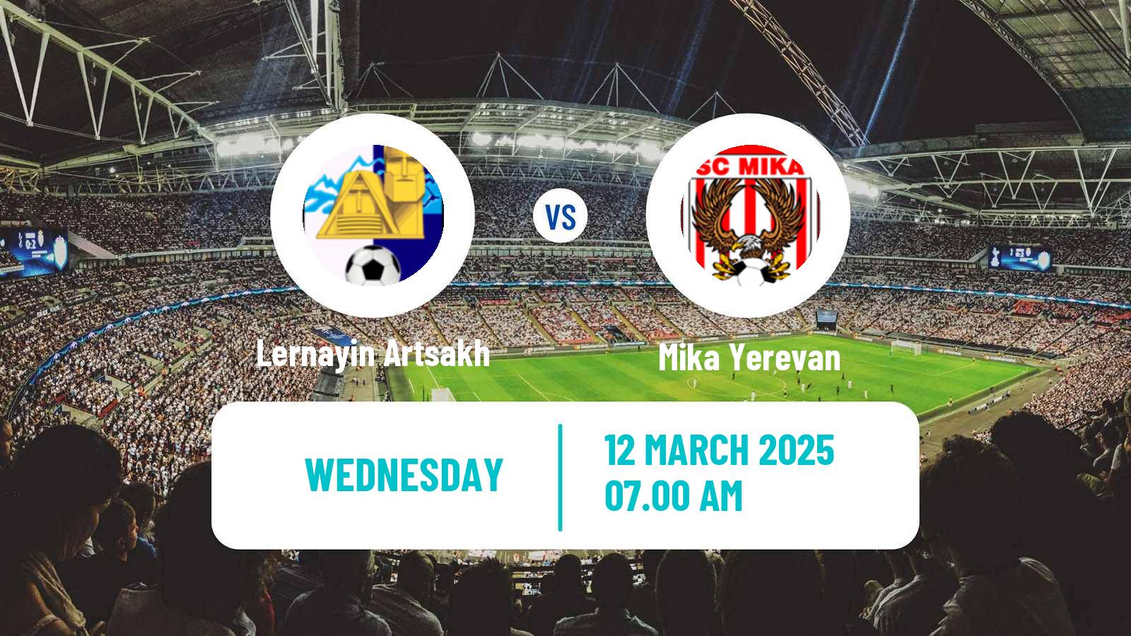 Soccer Armenian First League Lernayin Artsakh - Mika Yerevan