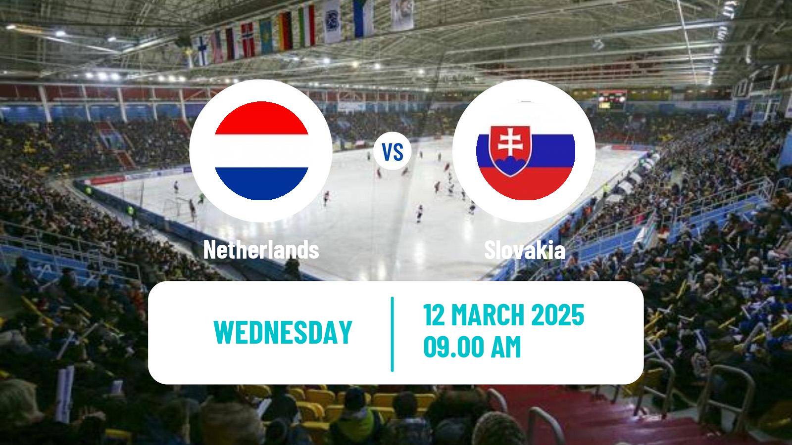 Bandy Bandy World Championship B Netherlands - Slovakia
