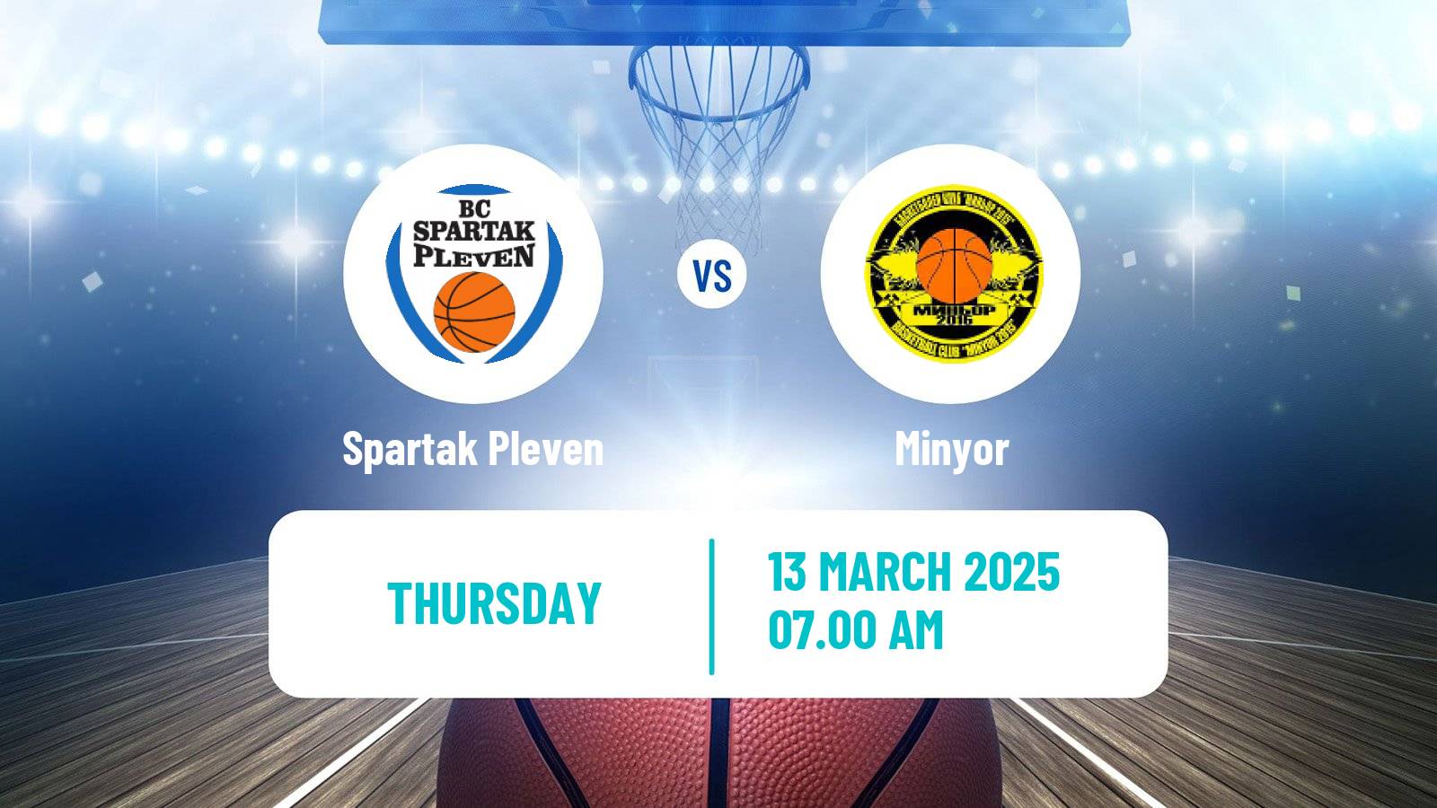 Basketball Bulgarian Cup Basketball Spartak Pleven - Minyor